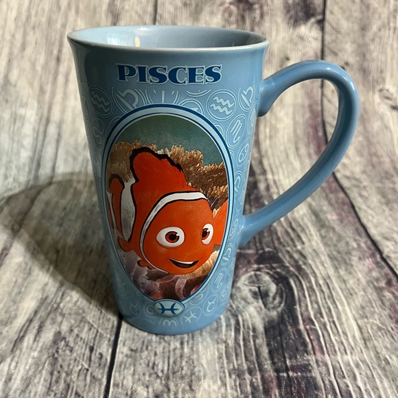 Disney Store Zodiac Pisces Finding Nemo Astrology Coffee Mug - Picture 1 of 11